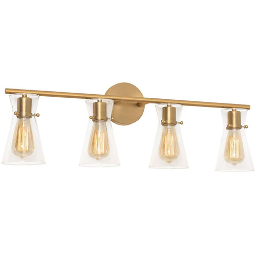 AFX Lighting Afx Lighting Amanda Satin Brass Bathroom Light AMDV3310MBSB