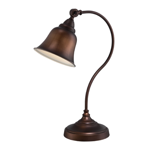Lite Source Lighting Gianna Antique Copper Desk Lamp by Lite Source Lighting LS-22580
