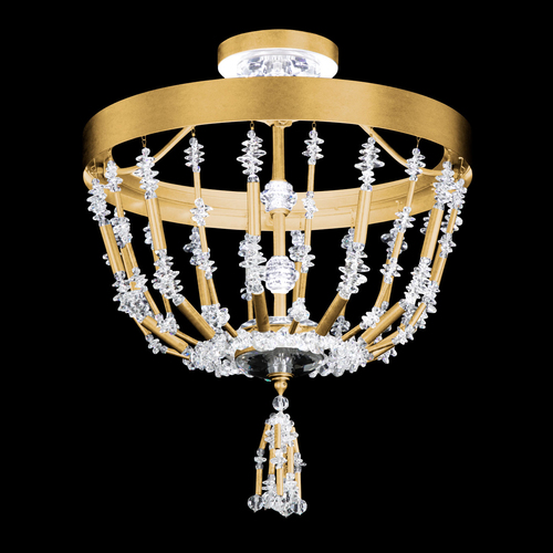 Schonbek Lighting Bali Heirloom Gold LED Semi-Flush Mount Light by Schonbek Lighting S2817-22O