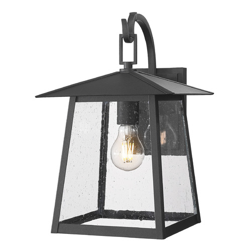 Z-Lite Z-Lite Rainer Black Outdoor Wall Light 5015S-BK