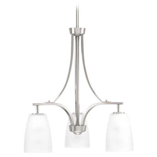 Progress Lighting Leap Brushed Nickel Chandelier by Progress Lighting P400042-009