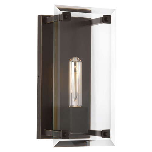 Progress Lighting Hobbs Bronze Sconce by Progress Lighting P710017-020
