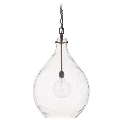 Capital Lighting Bristol Farm House Pendant with Teardrop Shade by Capital Lighting 325011FH
