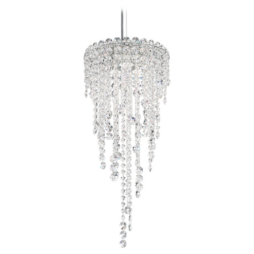Schonbek Lighting Schonbek Worldwide Lighting Chantant Polished Stainless Steel Pendant Light CH0812N-401O