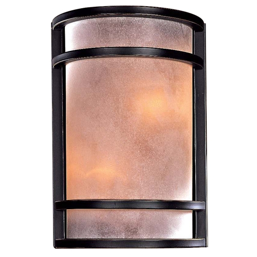 Minka Lavery Wall Sconce with Two Lights in Bronze Finish 345-37B-PL