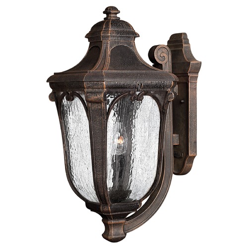 Hinkley Seeded Glass Outdoor Wall Light Bronze by Hinkley Lighting 1315MO