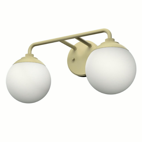 Hunter Fan Company Hunter Fan Company Hepburn Modern Brass Bathroom Light 19167