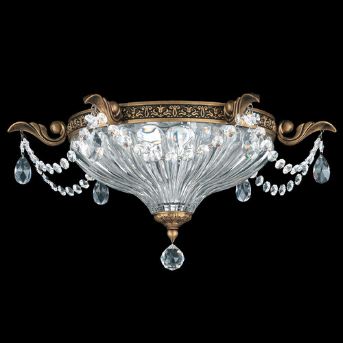 Schonbek Lighting Milano Florentine Bronze Flushmount Light by Schonbek Lighting 5633-83H