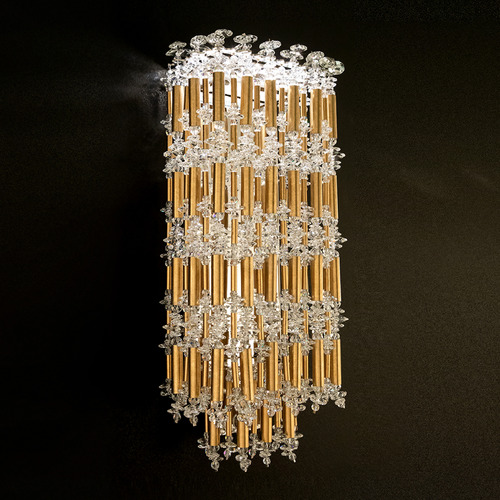 Schonbek Lighting Tahitian Heirloom Gold LED Sconce by Schonbek Lighting S8118-22O
