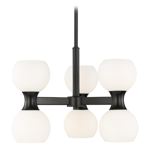 Z-Lite Z-Lite Artemis Matte Black Chandelier 494-6MB