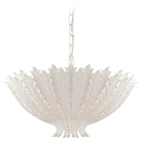 Visual Comfort Signature Collection Aerin Hampton Medium Chandelier in Plaster White by Visual Comfort Signature ARN5001PW