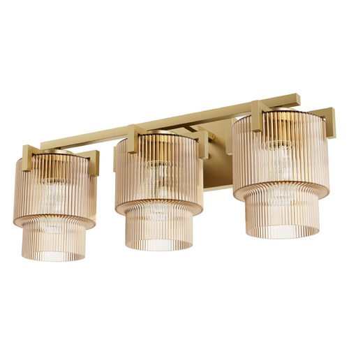 Hunter Fan Company Hunter Fan Company Ontario Luxe Gold Bathroom Light 13156