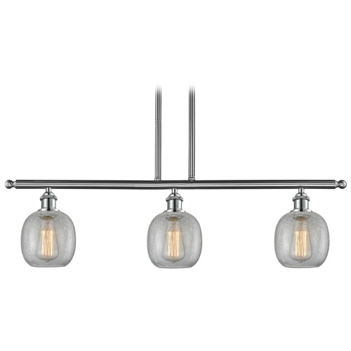Innovations Lighting Belfast Brushed Satin Nickel Island Light by Innovations Lighting 516-3I-SN-G105