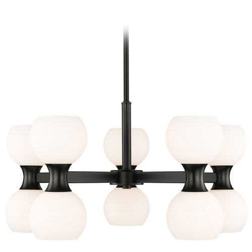 Z-Lite Z-Lite Artemis Matte Black Chandelier 494-10MB