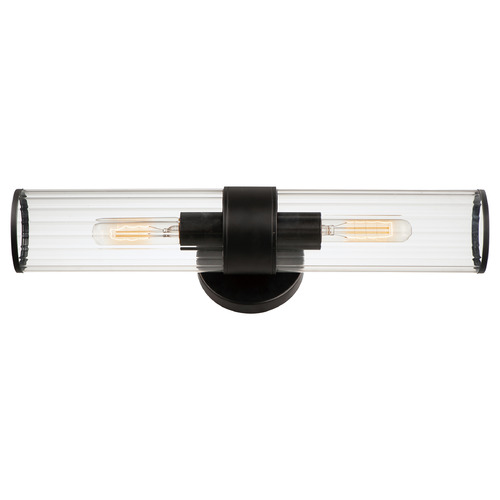 Maxim Lighting Maxim Lighting Crosby Black Vertical Bathroom Light 11472CRBK