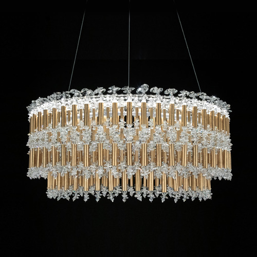 Schonbek Lighting Tahitian Heirloom Gold LED Pendant by Schonbek Lighting S8124-22O