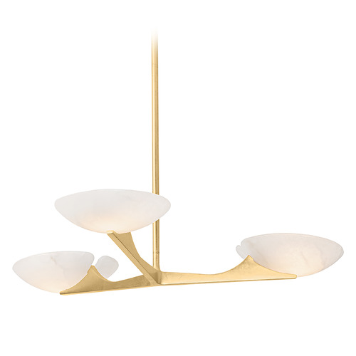 Corbett Lighting Corbett Lighting Malachite Vintage Gold Leaf Chandelier 492-36-VGL