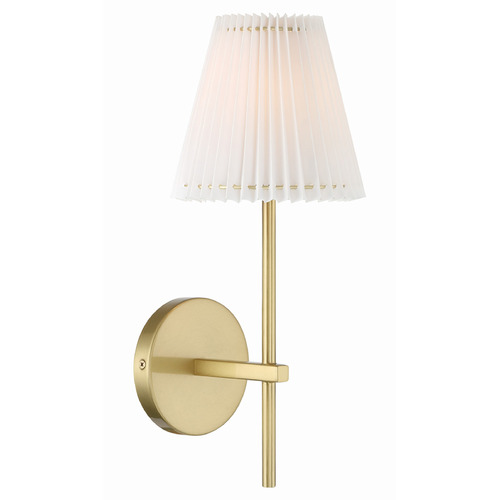 Crystorama Lighting Crystorama Lighting Gamma Aged Brass Sconce GAM-71001-AG