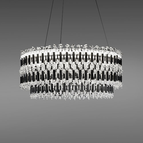 Schonbek Lighting Tahitian Black LED Pendant by Schonbek Lighting S8124-51O
