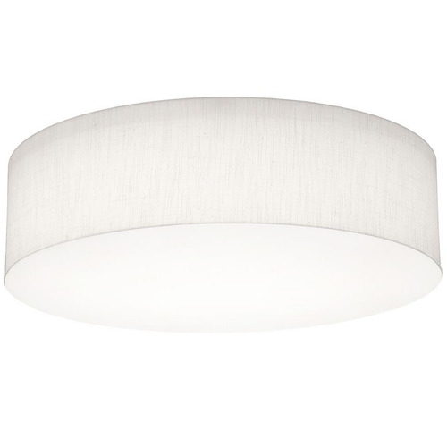 AFX Lighting Afx Lighting Anton Linen White Flushmount Light ANF1932MB-LW
