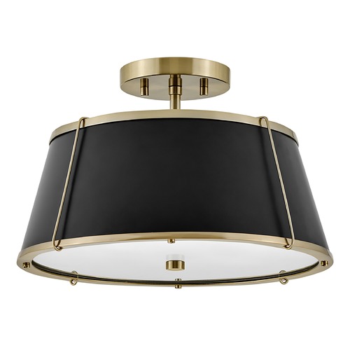 Hinkley Clarke 15-Inch Semi-Flush Warm Brass by Hinkley Lighting 4893WS