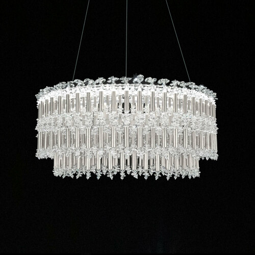 Schonbek Lighting Tahitian Antique Silver LED Pendant by Schonbek Lighting S8124-48O