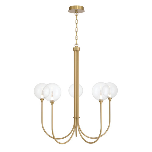 Eurofase Lighting Lissa 5-Light LED Chandelier in Gold by Eurofase Lighting 48922-012