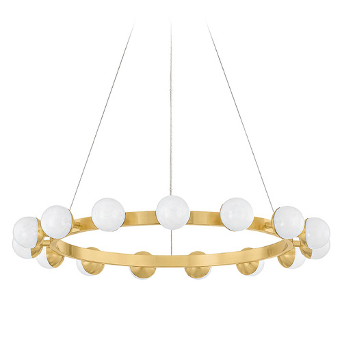 Corbett Lighting Corbett Lighting Linus Vintage Brass LED Chandelier 484-30-VB