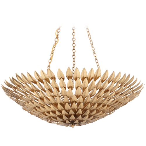 Crystorama Lighting Crystorama Lighting Broche Antique Gold Pendant Light 519-GA