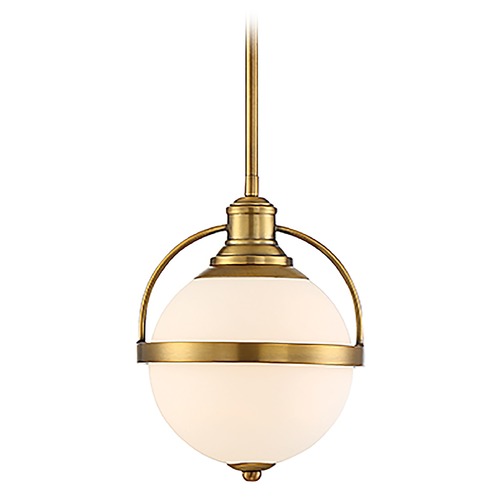 Savoy House Westbourne Warm Brass Pendant by Savoy House 7-3100-1-322