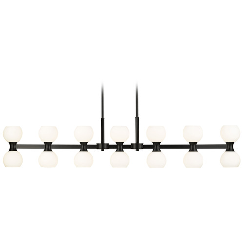 Z-Lite Z-Lite Artemis Matte Black Island Light 494-14L-MB