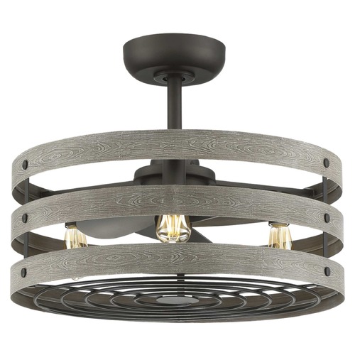 Progress Lighting Gulliver Graphite LED Ceiling Fan by Progress Lighting P250012-143-22