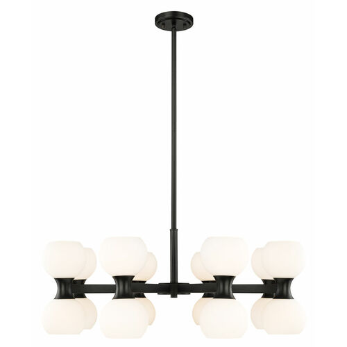 Z-Lite Artemis 32-Inch Chandelier in Matte Black by Z-Lite 494-16MB