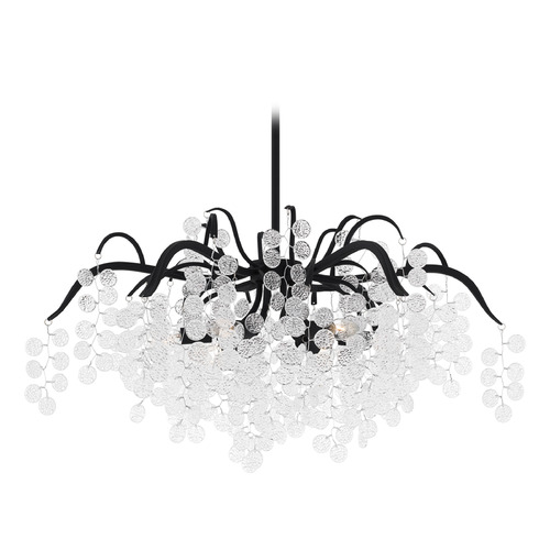 Quoizel Lighting Quoizel Lighting Maple Earth Black Chandelier MAP5028EK