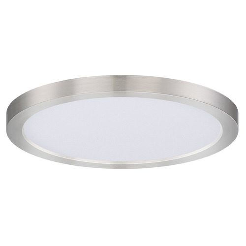 Maxim Lighting Maxim Lighting Chip Satin Nickel LED Flushmount Light 57694WTSN