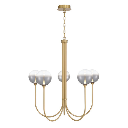 Eurofase Lighting Lissa 5-Light LED Chandelier in Gold by Eurofase Lighting 48922-029