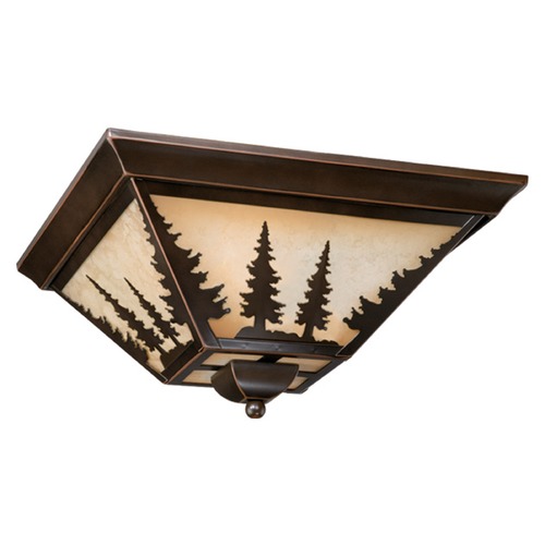 Vaxcel Lighting Yosemite Burnished Bronze Flush Mount by Vaxcel Lighting CC55514BBZ