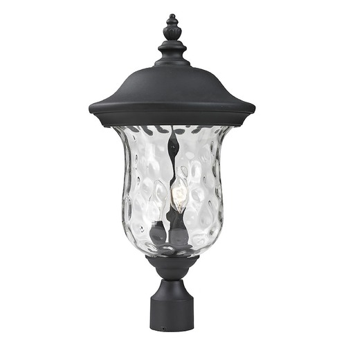 Z-Lite Armstrong Black Post Light by Z-Lite 533PHM-BK
