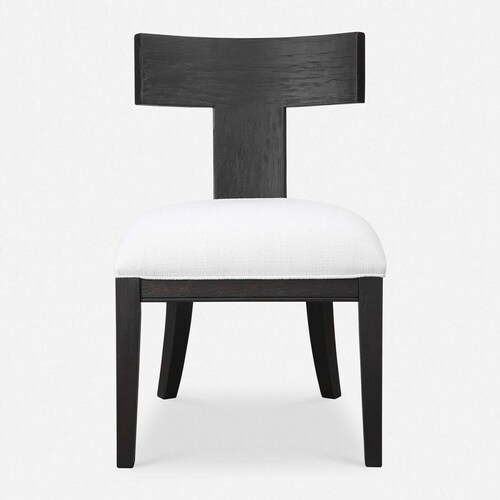 Uttermost Lighting Idris Armless Chair in Charcoal by Uttermost Lighting 23533