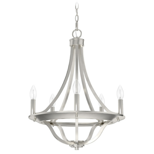 Hunter Fan Company Hunter Fan Company Perch Point Brushed Nickel Chandelier 19425