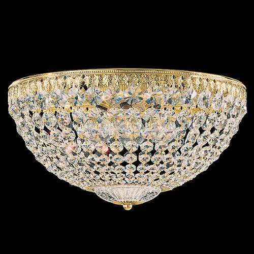 Schonbek Lighting Schonbek Worldwide Lighting Petit Crystal Aurelia Flushmount Light 1564-211O