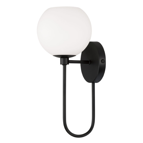 HomePlace by Capital Lighting Homeplace By Capital Lighting Ansley Matte Black Sconce 652111MB-548