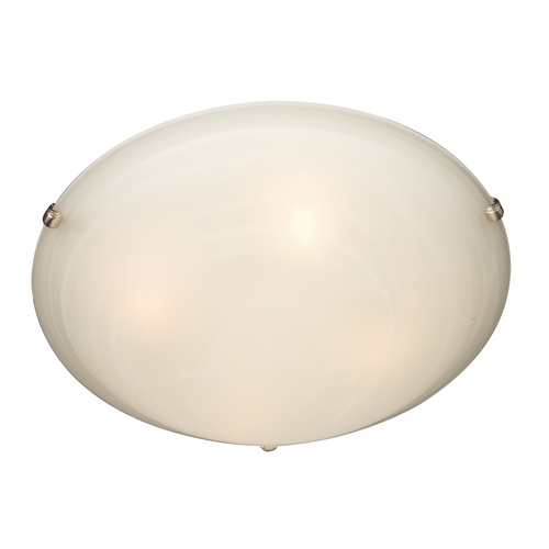 Maxim Lighting Malibu Satin Nickel Flush Mount by Maxim Lighting 2681MRSN