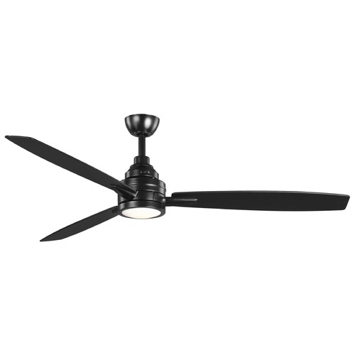 Progress Lighting Gaze Black LED Ceiling Fan by Progress Lighting P2554-3130K