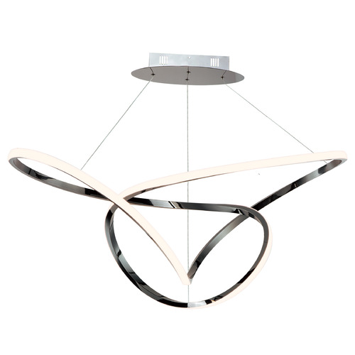 ET2 Lighting Perpetual 46-Inch LED Pendant in Black Chrome by ET2 Lighting E20456-BC