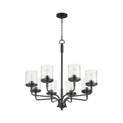 Quorum Lighting Starky 30.75-Inch Chandelier in Matte Black by Quorum Lighting 617-8-59