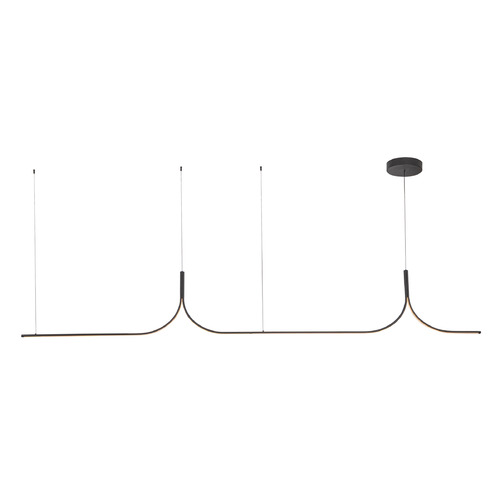 Kuzco Lighting Kuzco Lighting Thread Black LED Island Light LP17910-BK-UNV-010