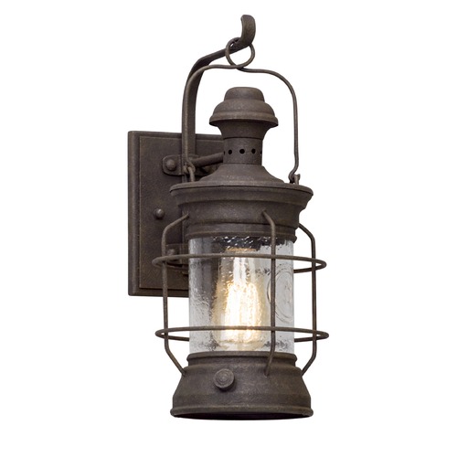 Troy Lighting Atkins 15.50-Inch Centennial Rust Outdoor Wall Light by Troy Lighting B5051-HBZ