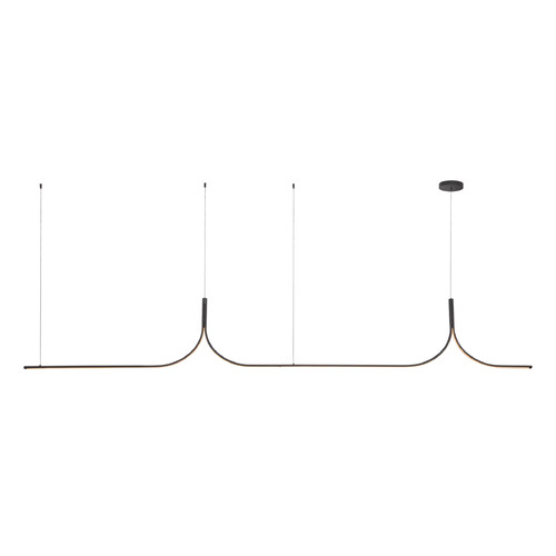 Kuzco Lighting Kuzco Lighting Thread Black LED Island Light LP17910-BK-UNV-010-RT