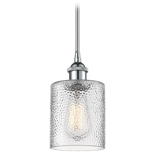 Innovations Lighting Cobbleskill Polished Chrome Mini Pendant by Innovations Lighting 516-1S-PC-G112